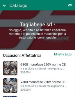 noleggio coltelli e taglieri